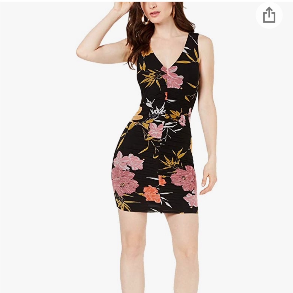 GUESS NWT Gabrielle ruched cutout dress size small 👗